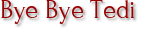 Bye Bye Tedi